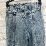 Lee Vintage Juniors High Waist Tapered Acid Wash Jeans Size 5 24x30 Long 80s/90s Photo 3