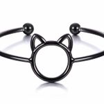 Black Cat Cuff Bracelet Photo 0