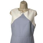Diane Von Furstenberg  SMOKE COLORBLOCK SHEATH SLEEVELESS DRESS sz 8 Photo 4