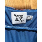 Women's Juniors Size 2 Princess Poly Penney Mini Dress, Small, Blue Marble Photo 9