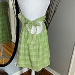 Sabo Skirt Chic Green Plaid Ruffle Dress Photo 4