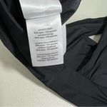 WeWoreWhat Asymmetrical Cross Over Bikini Top in Black Size Medium NWT Photo 6