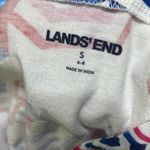 Lands' End Women's Sleeveless Cotton Shift Beach Umbrella Dress w/ Pockets Small Photo 2