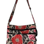 Vera Bradley  Cherry Blossoms Shoulder Crossbody Purse Pink Gray Clean Retired Photo 0