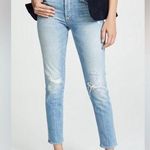MOTHER SUPERIOR The Stinger Flood High As The Heavens Button Skinny Jeans Sz.26 Blue Photo 0