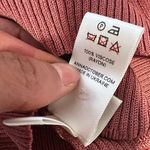 NWT ANNA OCTOBER Terracotta Knit Polo Cropped Top XL Red Photo 4