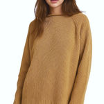 Vintage J. Peterman Co Sweater 100% Cotton Tan/Brown Knit Women's Size Medium Photo 0