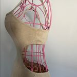 Beige Sleeveless Cutout Dress Size M Photo 1