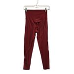 Aerie  Real Me XTRA High Waist Legging Summer Burgundy Athleisure Casual Medium Photo 4