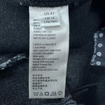 We The Free - black distressed denim jeans skirt Sz 31 Photo 15