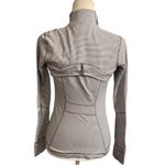 Lululemon Define Jacket – Tonka Stripe Heathered Slate White (Size 4) Photo 2