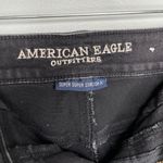 American Eagle Outfitters Distressed Hi-Rise Shortie Black 4 Lace Applique Photo 6