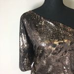 AKIRA CHICAGO RED LABEL Metallic Top Brown Size M Photo 2