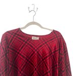 Kathie Lee Collection Vintage 90s Size Small Red Plaid Velvet Grunge Punk Top Photo 1