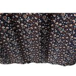 Fall School Cottage Core Floral Navy Mini Dress Orange 3/4 Sleeve Women’s 6 BOHO Blue Photo 5