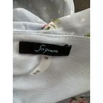 Soprano  Blue Floral High Low Babydoll Midi Dress Whimsical Cottagecore‎ Flutter Photo 5