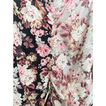 For Love & Lemons Houston Mini Dress Floral Puff Sleeve Ruched Ruffle Romantic M Pink Size M Photo 5