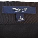 Madewell  Heather Gray‎ Pleated Mini Skirt Flared Hem Sweatshirt material  Size 6 Photo 5