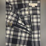 Black and White Straight Leg Plaid Jumpsuit Size 14 Photo 5