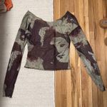 Cider Mesh Long Sleeve Face Top Photo 0