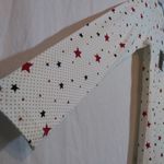 Christopher & Banks Novelty Star Patterned Long Sleeve Nightgown Size Small Photo 2