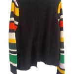 Nine West Multicolor Asymmetrical Hem Long Sleeve Sweater Women Sz XL Photo 7