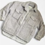 Urban Outfitters  Palmer Sherpa Shirt Jacket Shacket Lavender Light XS Photo 1