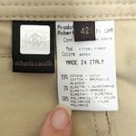 Roberto Cavalli Beige Gold Flare Monogram Button Patch Pockets Mid Rise Pants 42 Photo 9