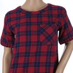 Madewell Flannel Short Sleeve Dress Women's XXS Photo 1