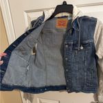 Levi's Men's Women's Unisex Hybrid Hoodie Trucker Jacket New Size L Photo 5