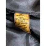 Tahari Anya Blue Black Colorblock Satin Double Breasted Trench Coat Jacket Sz S Photo 4