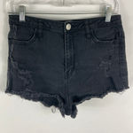 Almost Famous Crave Fame by Black Short Shorts Denim Size 13 Photo 0