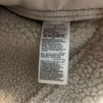 Old Navy Jacket Women's L Tan White Faux Suede Sherpa Lined Photo 5