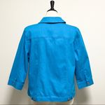 EUC Denim & Co Blue 3/4 Sleeve Button Stretch Size L Photo 4