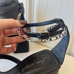 Free People Parker Chain Heel size 7.5 NEW in black womens shoes Y2K 90s Photo 5