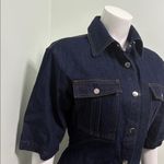 Petal and Pup  Rev Mini Short Sleeve Button Denim Dress Size Small NEW Photo 8