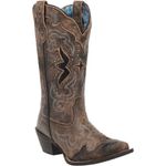 Laredo  Womens Lucretia Cowboy Boots Leather Black/Tan Photo 0