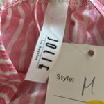 NWT Jolie Spaghetti Strap Melon & White Stripe Top Size M Photo 1