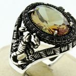 Men's Stainless Steel Antique Silver Scorpion Design Ring Size 9 Photo 0