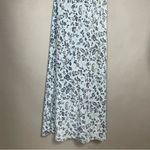Rampage Vintage 90s‎ Maxi Dress  Floral Milkmaid Bodice Blue Sleeveless Juniors Photo 4