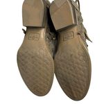 Circle G  Brown Studded Fringe Booties Round Toe 7 Photo 6