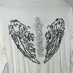 Belle France Angel Wings Button Up Cardigan sz S White Size M Photo 2