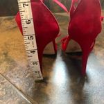 Chase and Chloe  Women’s Red Gigi-32 Pumps Size 8 Photo 6