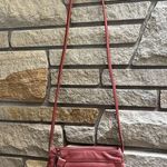 B. Makowsky Crossbody Bag Leather Mauve Pink Photo 4