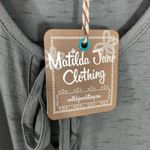 Matilda Jane NWT  Asymmetrical Midi Dress 3/4 Sleeves Elastic Belt Waist Gray XXL Photo 2