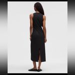 Lululemon NWT All Aligned Ribbed Midi Dress / BLACK Photo 1