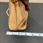 House of Harlow 1960 | Velvet Bronze Bow Clutch w/ Crossbody Brown Photo 10