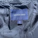 Lands' End  Size 14 Tall Wool Blend Vintage Heavy Button Coat Jacket Color Block Photo 10