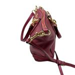 Coach Metallic Pebble Leather Small Kelsey Satchel in Antique Blush Photo 9