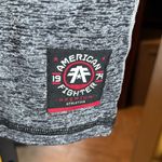 American Fighter  Charcoal Gray, Black and Burgundy Tee Size Medium Photo 5